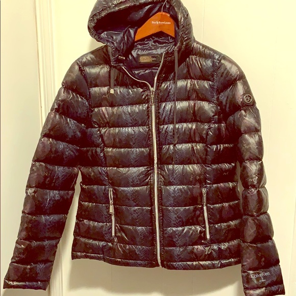 calvin klein reversible puffer jacket